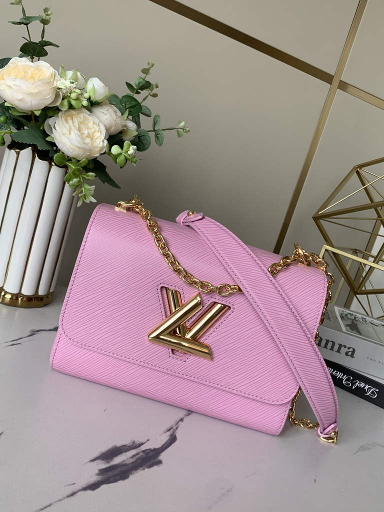 Louis Vuitton M20802 Twist MM Bag Epi Leather Pink - Default Title - View 3