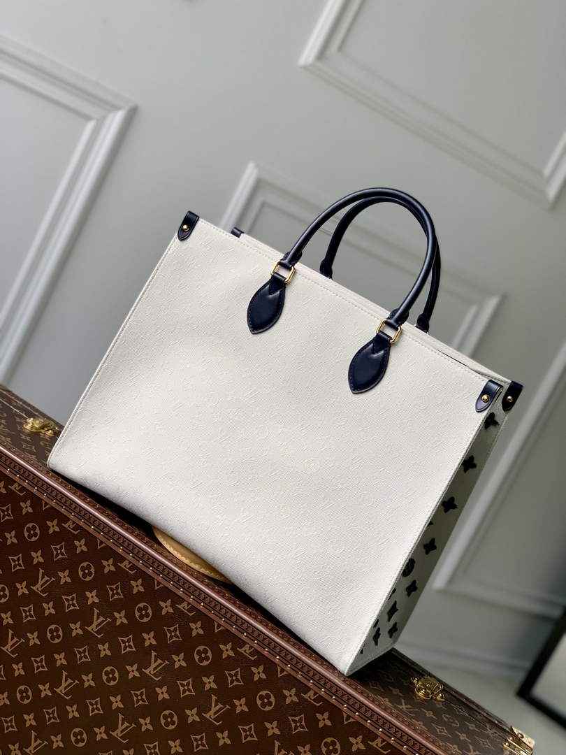 Louis Vuitton M20815 OnTheGo GM Tote Bag Blue - Default Title - View 2