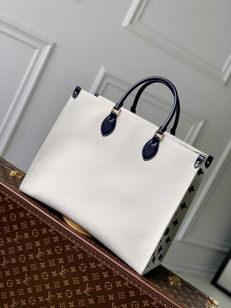 Louis Vuitton M20815 OnTheGo GM Tote Bag Blue - Default Title - View 2