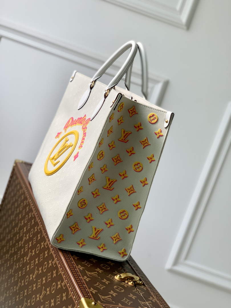 Louis Vuitton M20815 OnTheGo GM Tote Bag Yellow - Default Title - View 3