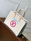 Louis Vuitton M20815 OnTheGo GM Tote Bag Plum - Default Title - View 1