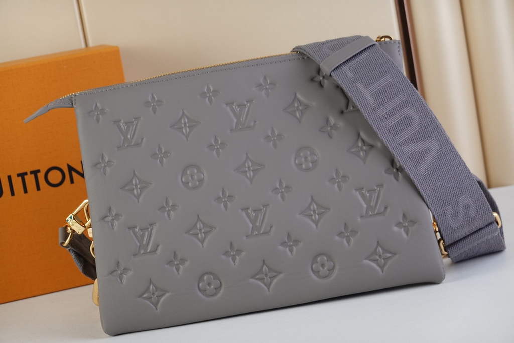 Louis Vuitton M20842 Coussin PM Handbag Lambskin Grey - Default Title - View 4