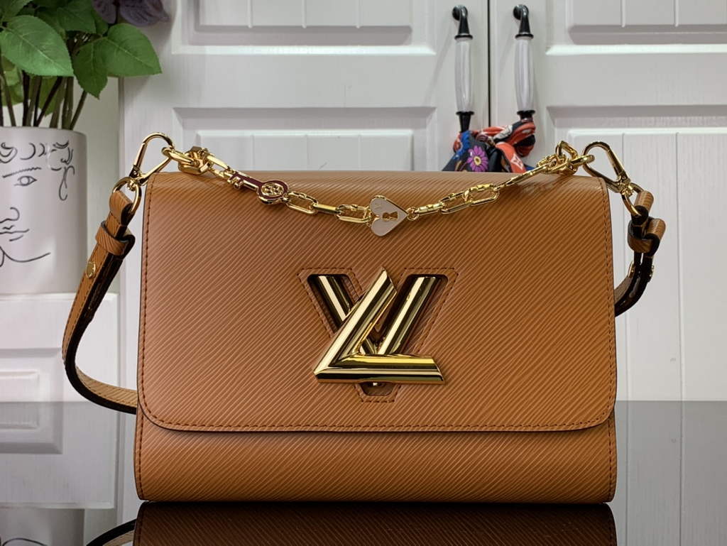 Louis Vuitton M20846 Twist MM Epi Leather Brown - Default Title - View 1