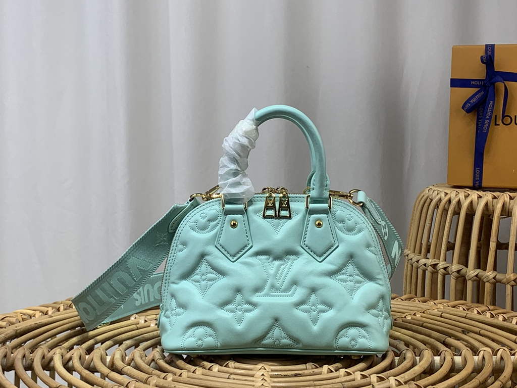 Louis Vuitton M20855 Alma BB Bubblegram Leather Green