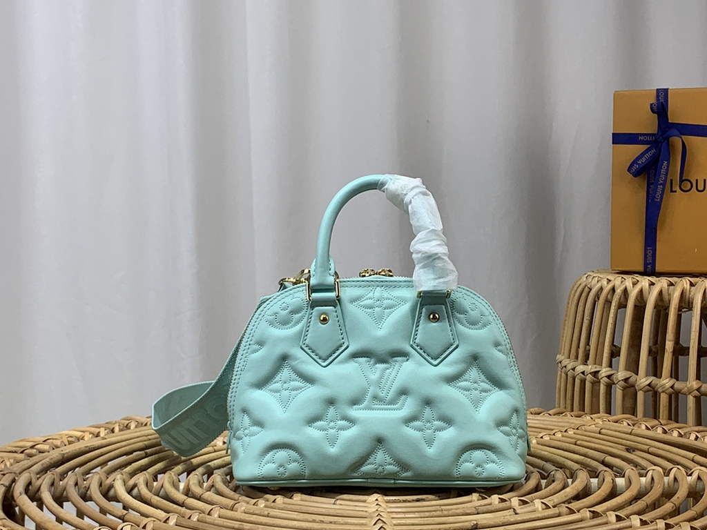 Louis Vuitton M20855 Alma BB Bubblegram Leather Green