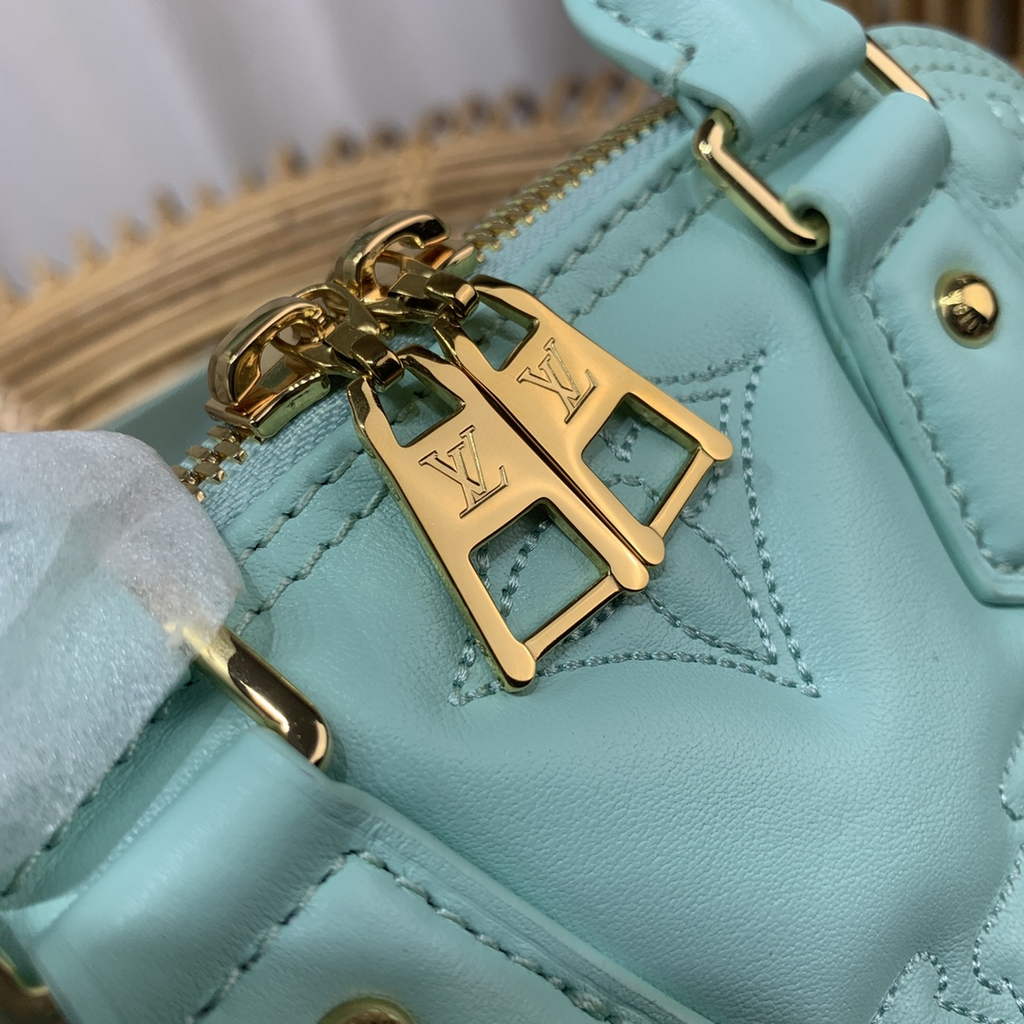 Louis Vuitton M20855 Alma BB Bubblegram Leather Green