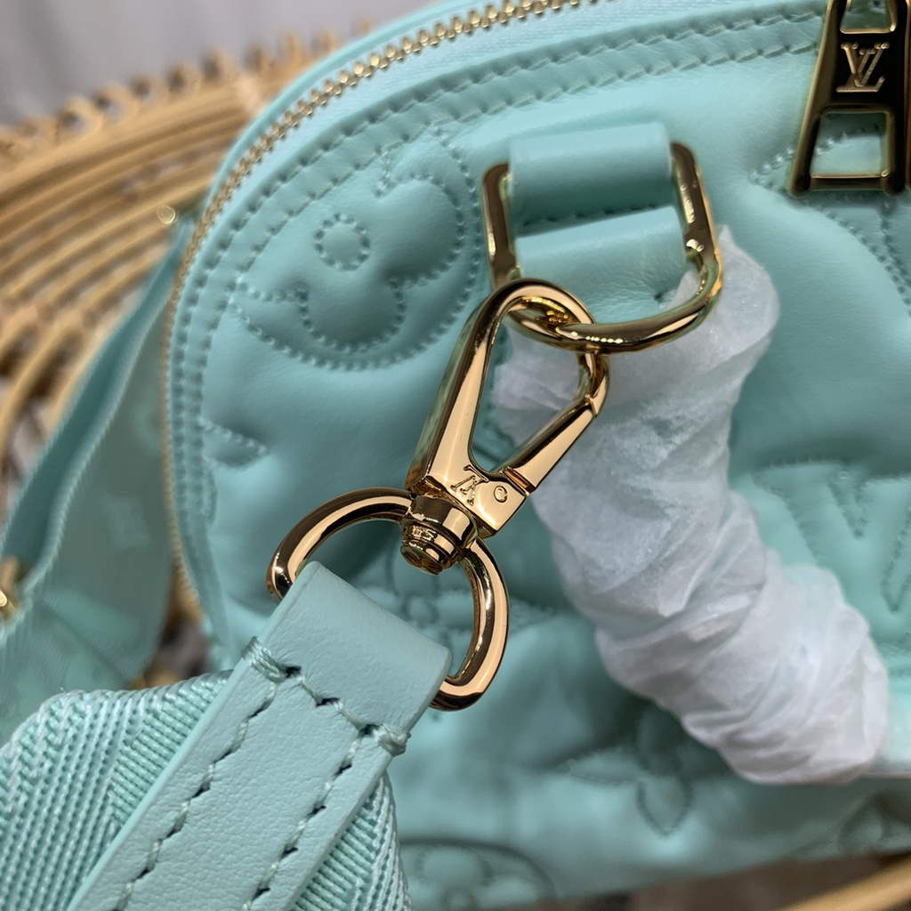 Louis Vuitton M20855 Alma BB Bubblegram Leather Green