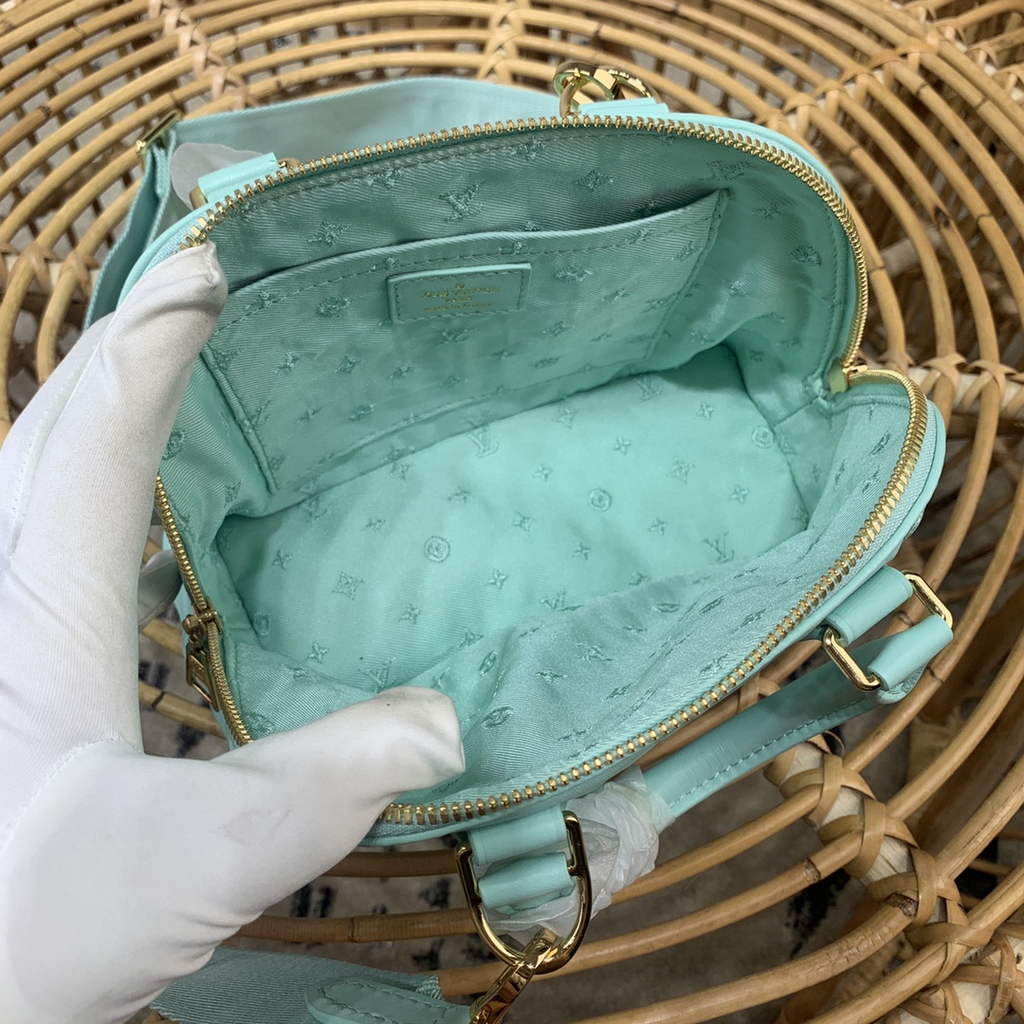 Louis Vuitton M20855 Alma BB Bubblegram Leather Green