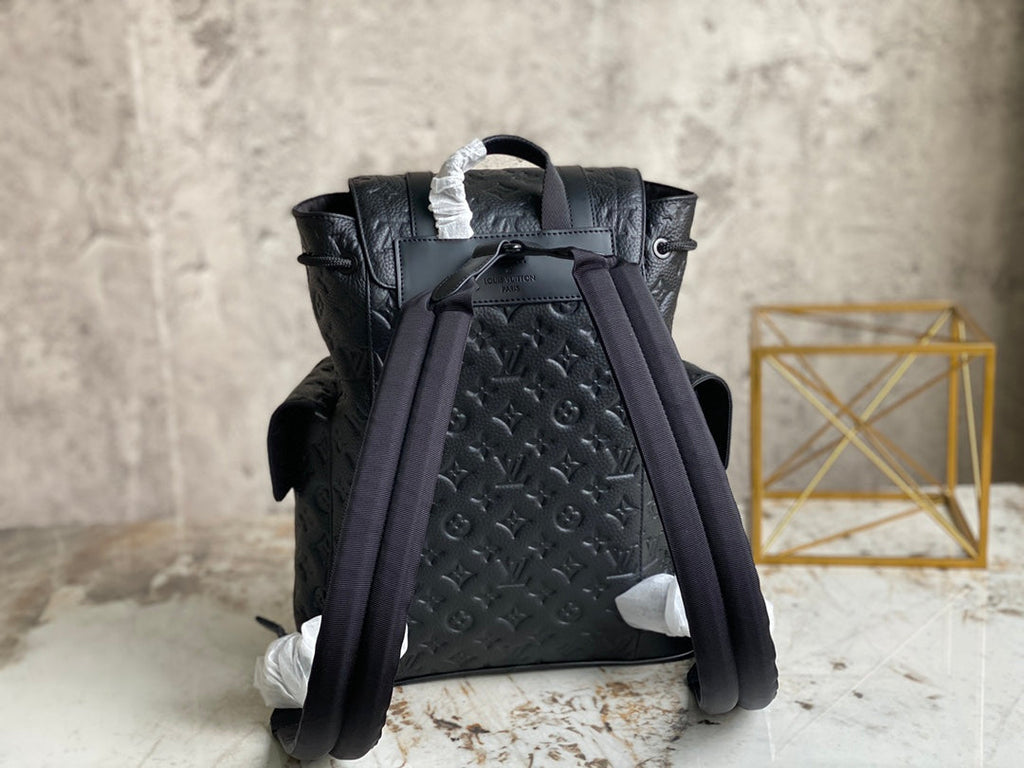 Louis Vuitton M20899 Christopher Backpack PM Leather Black