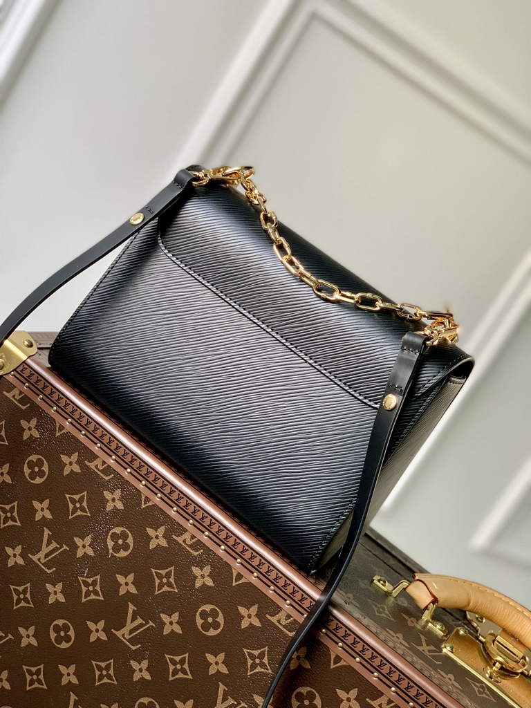Louis Vuitton M21031 Twist MM Bag Epi Leather Black - Default Title - View 3