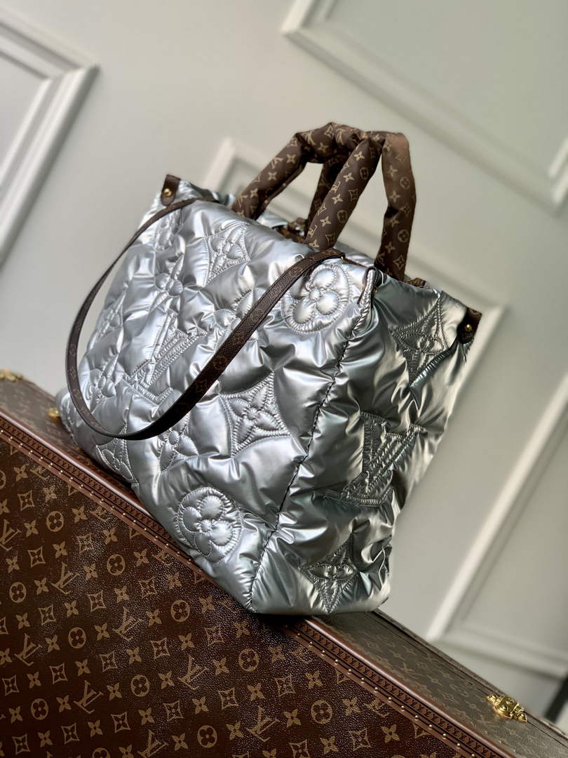 Louis Vuitton M21053 OnTheGo GM Tote Bag Nylon Silver - Default Title - View 2