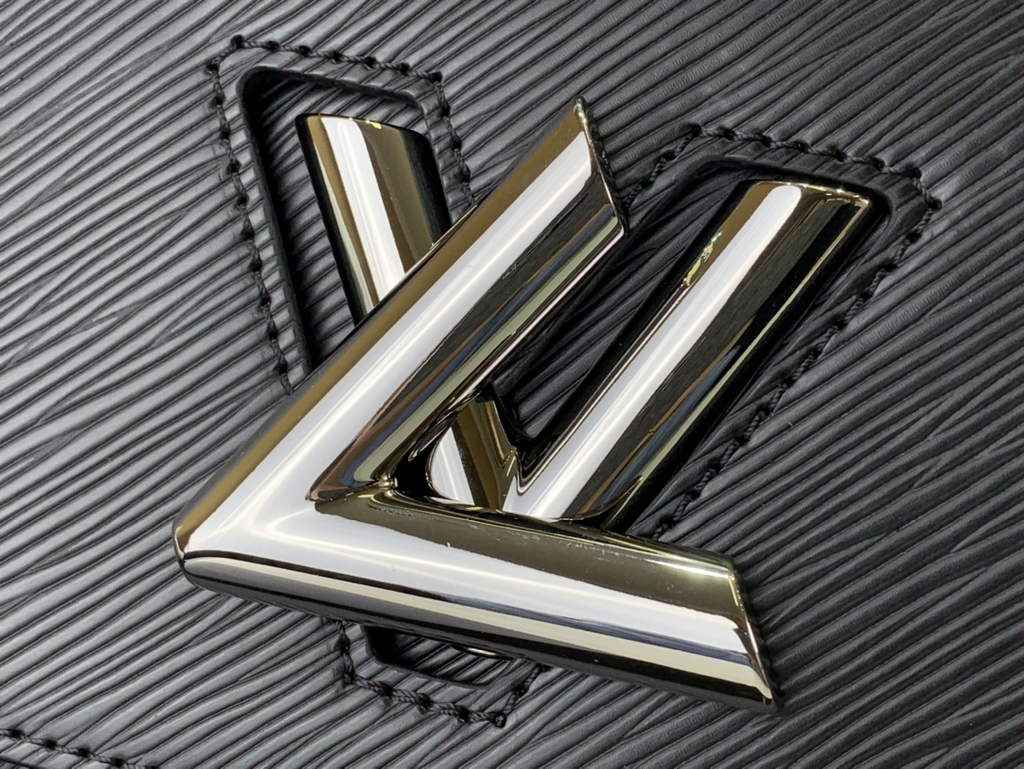Louis Vuitton M21110 LV M21114 Twist MM Bag Epi Leather Black