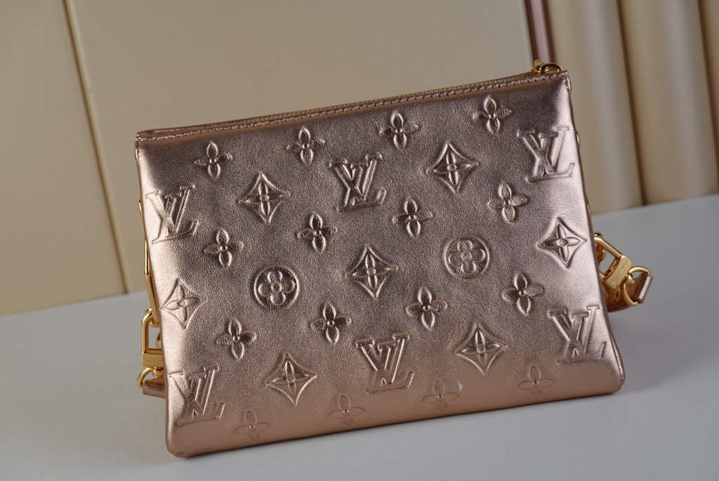 Louis Vuitton M21148 Coussin BB Handbag Calfskin Leather Pink Gold - Default Title - View 4
