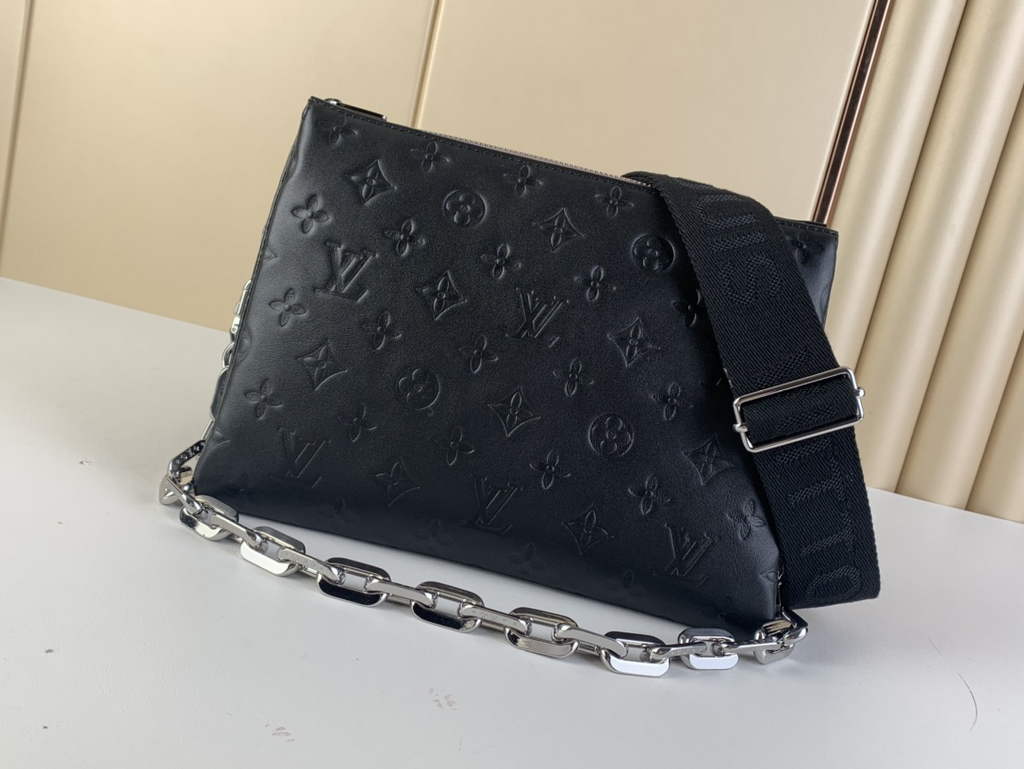 Louis Vuitton M21198 Coussin PM Handbag Lambskin Gray Silver - Default Title - View 2