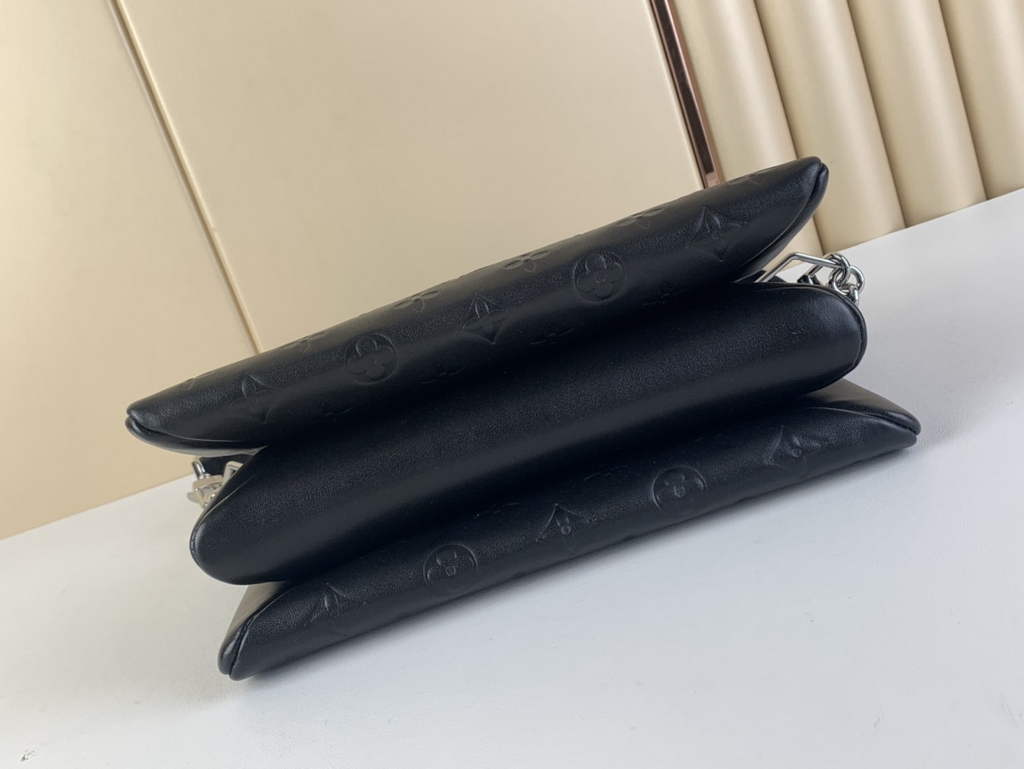 Louis Vuitton M21198 Coussin PM Handbag Lambskin Gray Silver - Default Title - View 5