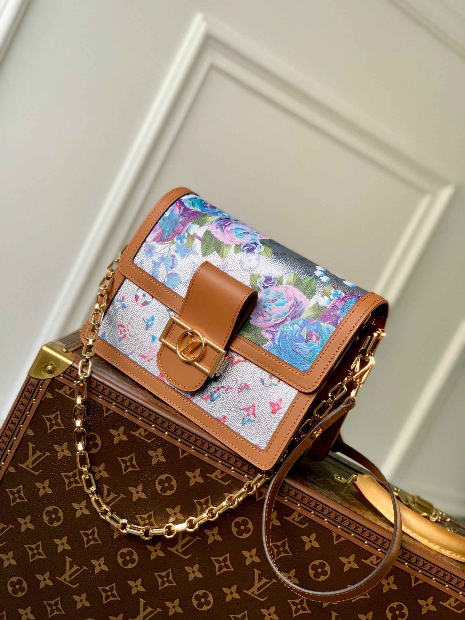Louis Vuitton M21266 Dauphine MM Shoulder bag Blue