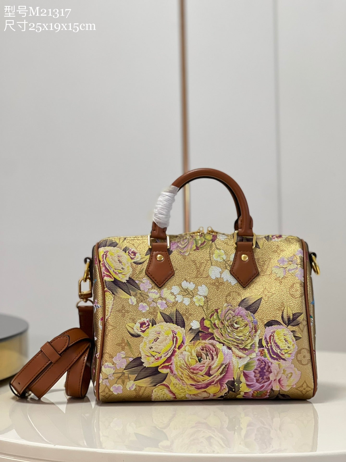 Louis Vuitton M21317 Speedy bandoulière 25 Gold