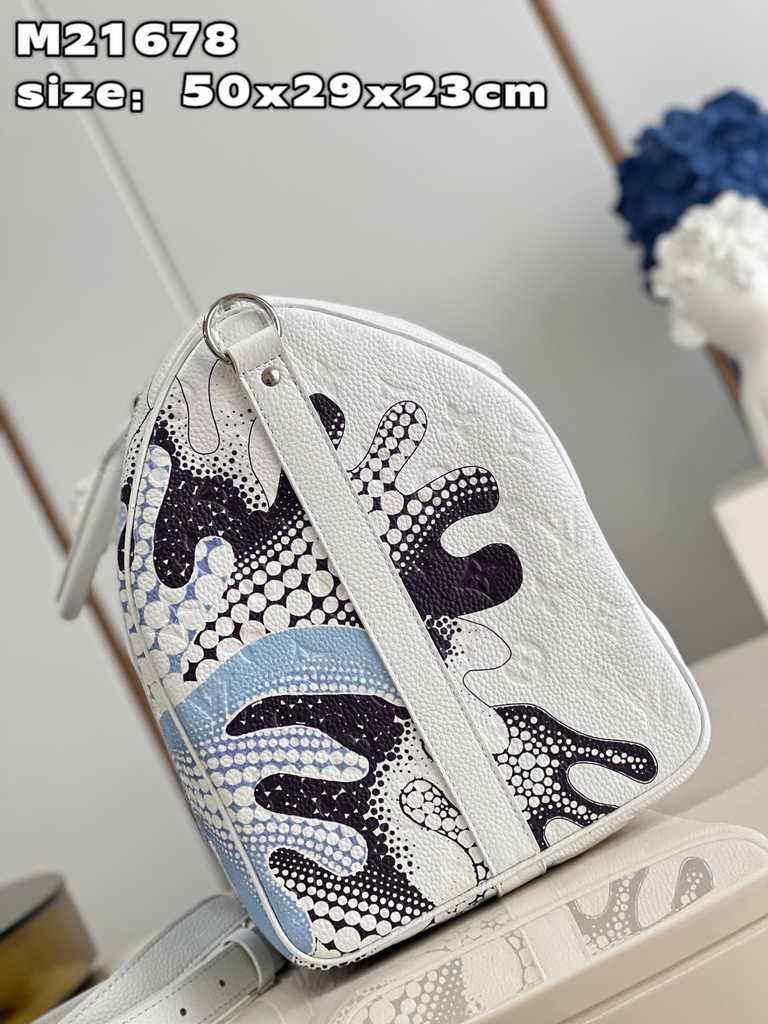 Louis Vuitton M21678 LV x YK Bandoulière Keepall 50 Taurillon Monogram