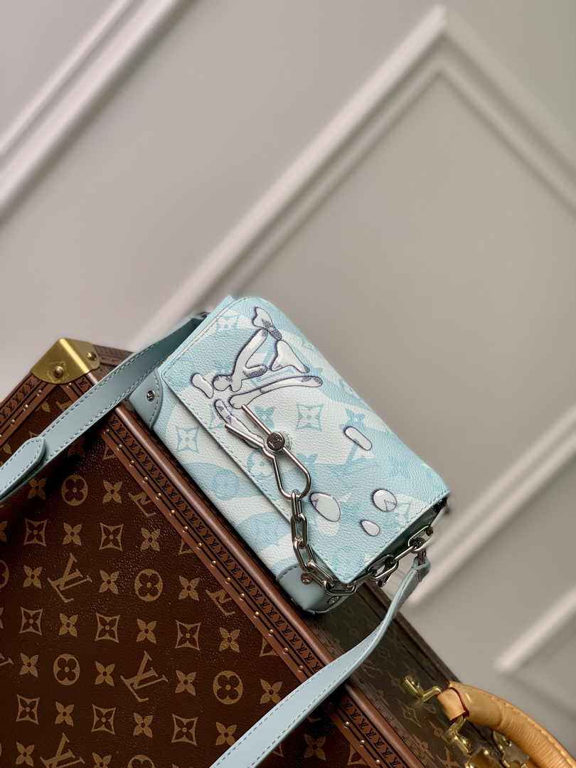 Louis Vuitton M22637 Steamer Wearable Wallet Crystal Blue