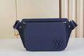 Louis Vuitton M22665 Takeoff Slingbag LV Aerogram Men Navy Blue