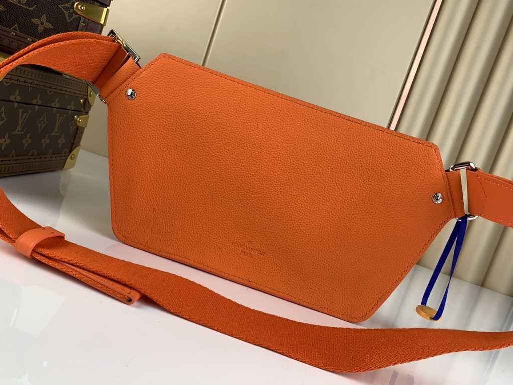 Louis Vuitton M22665 Takeoff Slingbag LV Aerogram Men Orange