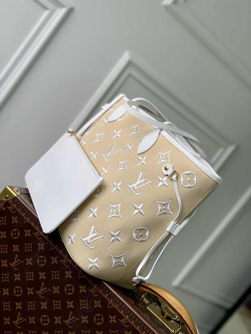 Louis Vuitton M22838 Neverfull MM Autres Toiles Monogram Beige