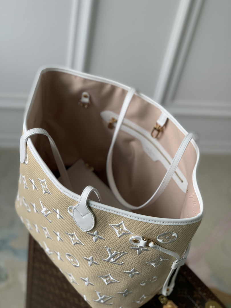 Louis Vuitton M22838 Neverfull MM Autres Toiles Monogram Beige