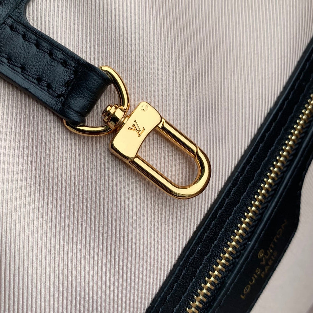Louis Vuitton M22839 Neverfull MM Autres Toiles Monogram Black Beige