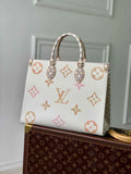 Louis Vuitton M22975 OnTheGo MM Monogram Canvas Beige - Default Title - View 1