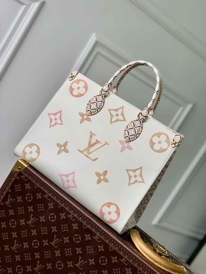 Louis Vuitton M22975 OnTheGo MM Monogram Canvas Beige - Default Title - View 2