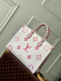 Louis Vuitton M22975 OnTheGo MM Monogram Canvas Pink - Default Title - View 1