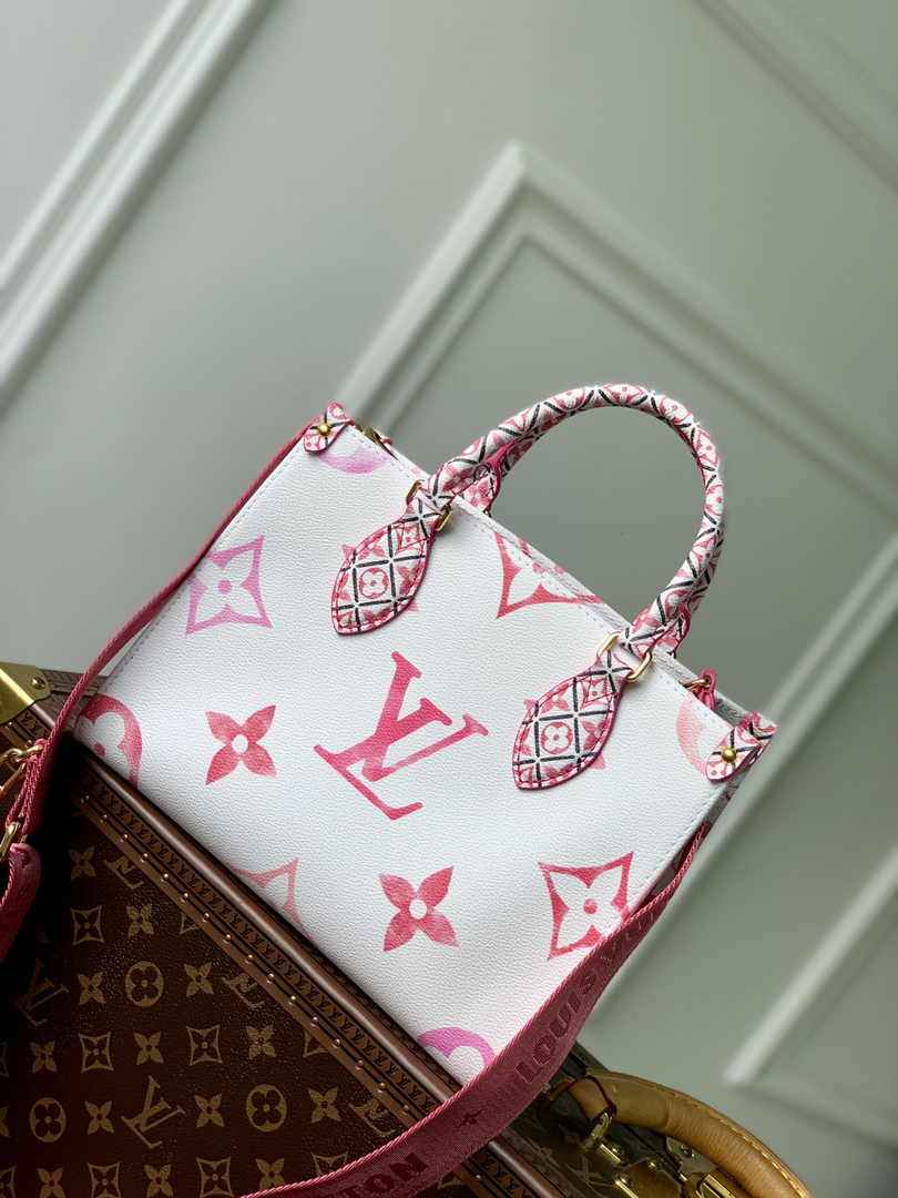 Louis Vuitton M22976 OnTheGo PM Tote Bag Pink - Default Title - View 2