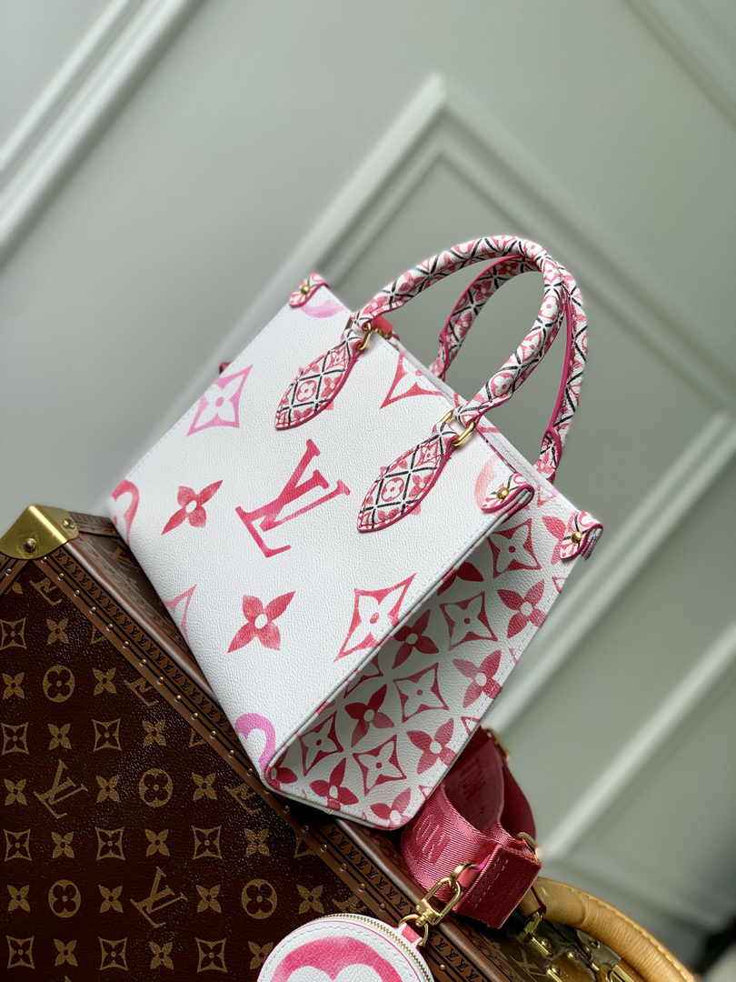 Louis Vuitton M22976 OnTheGo PM Tote Bag Pink - Default Title - View 3