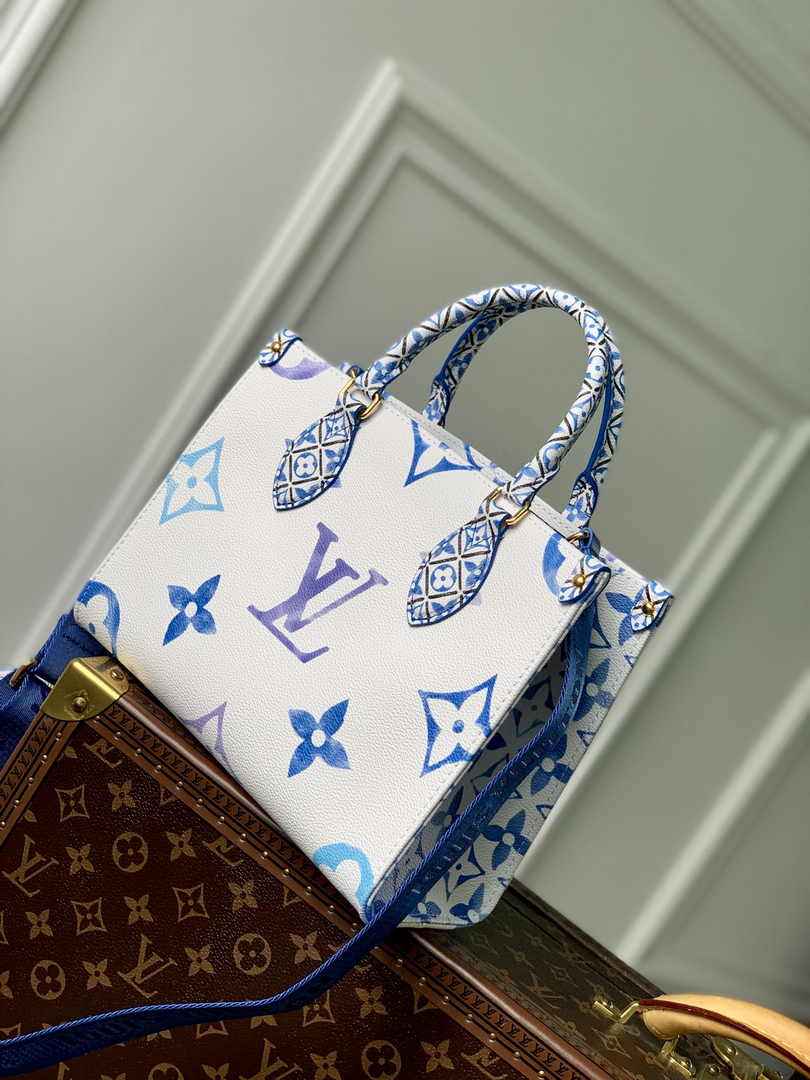 Louis Vuitton M22976 OnTheGo PM Tote Bag Blue - Default Title - View 2