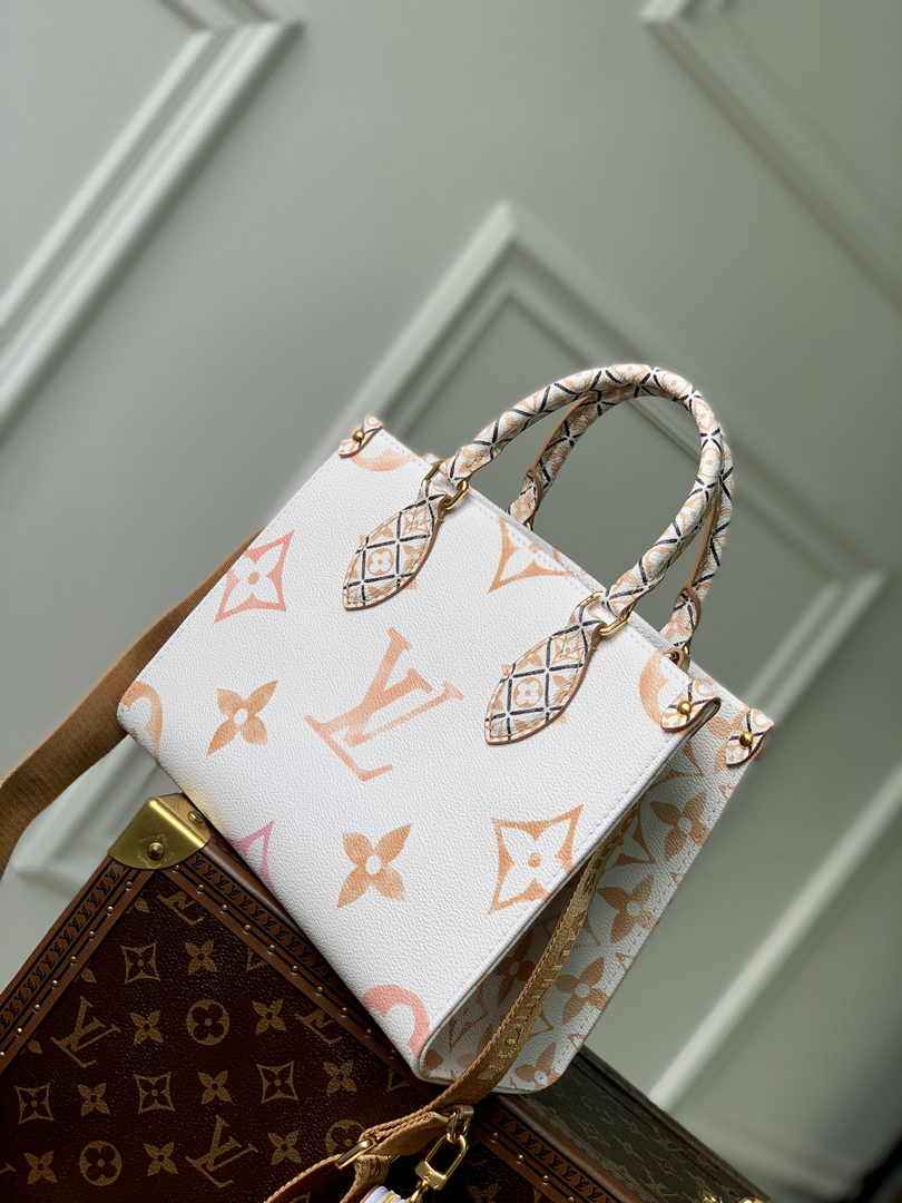 Louis Vuitton M22976 OnTheGo PM Tote Bag Beige - Default Title - View 2