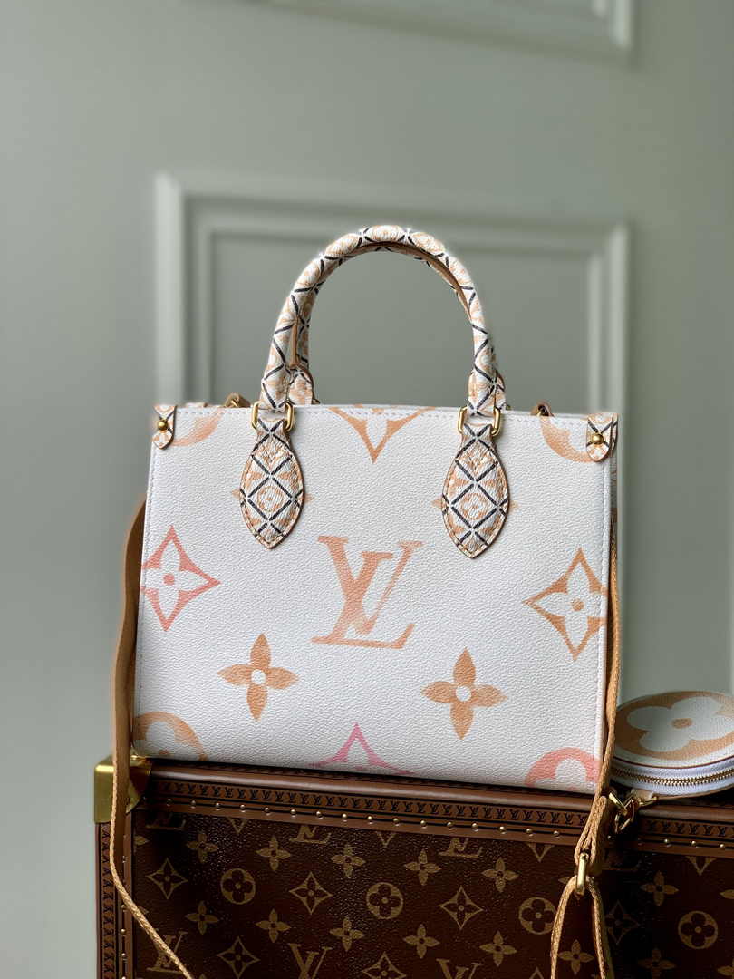 Louis Vuitton M22976 OnTheGo PM Tote Bag Beige - Default Title - View 7