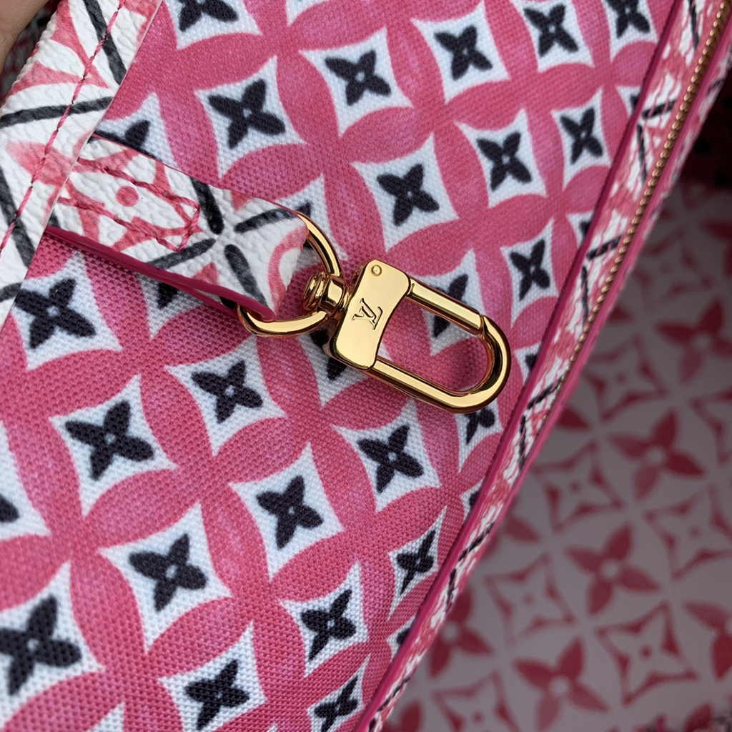 Louis Vuitton M22980 Neverfull MM Tote Bag Pink