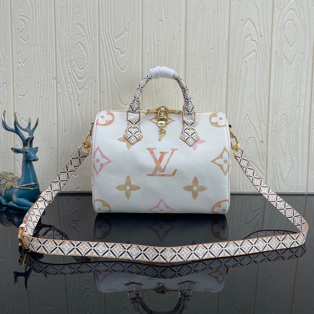 Louis Vuitton M22987 Speedy Bandoulière 25 Bag Monogram canvas Beige