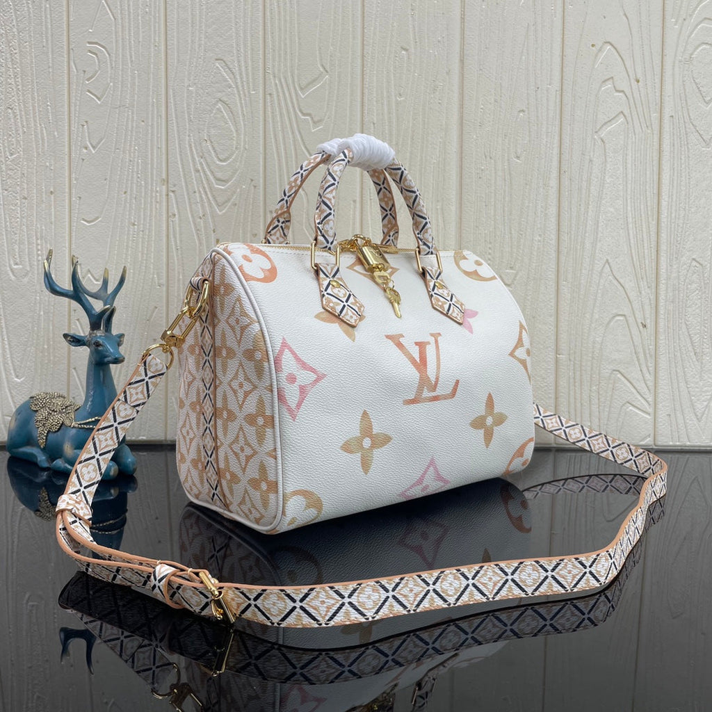 Louis Vuitton M22987 Speedy Bandoulière 25 Bag Monogram canvas Beige