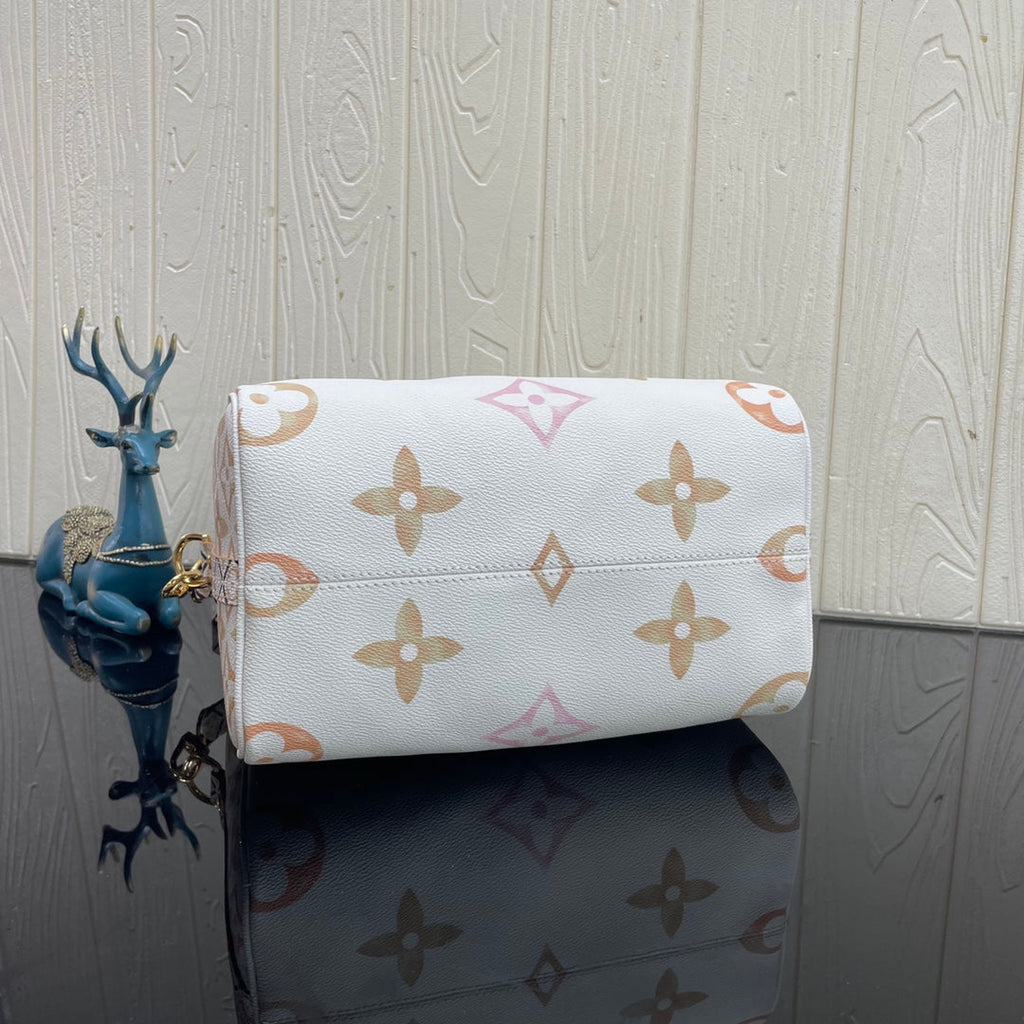 Louis Vuitton M22987 Speedy Bandoulière 25 Bag Monogram canvas Beige