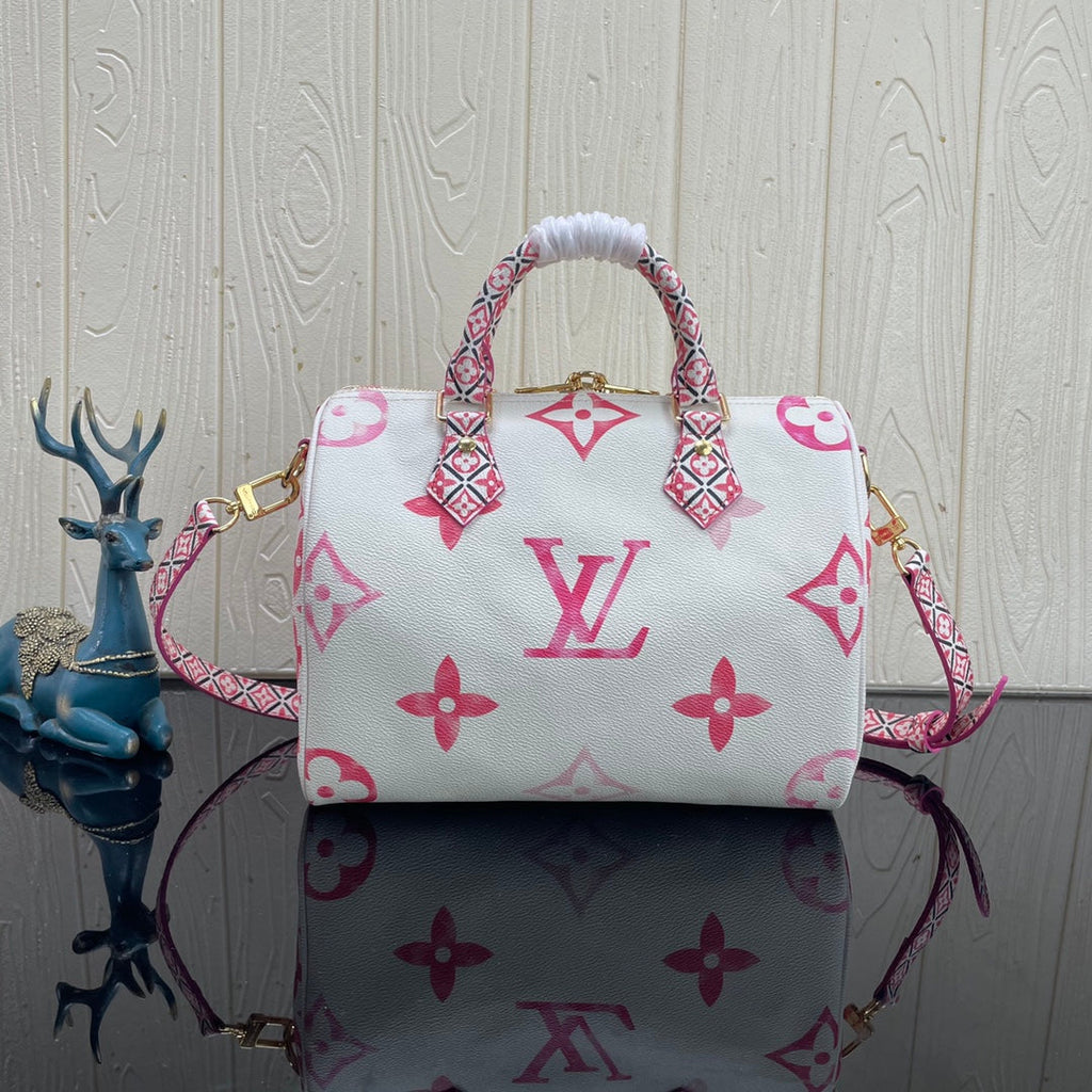 Louis Vuitton M23073 Speedy Bandoulière 25 Bag Monogram canvas Pink