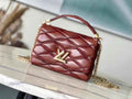 Louis Vuitton M23601 GO-14 MM Malletage Shoulder Bag Tan Lambskin