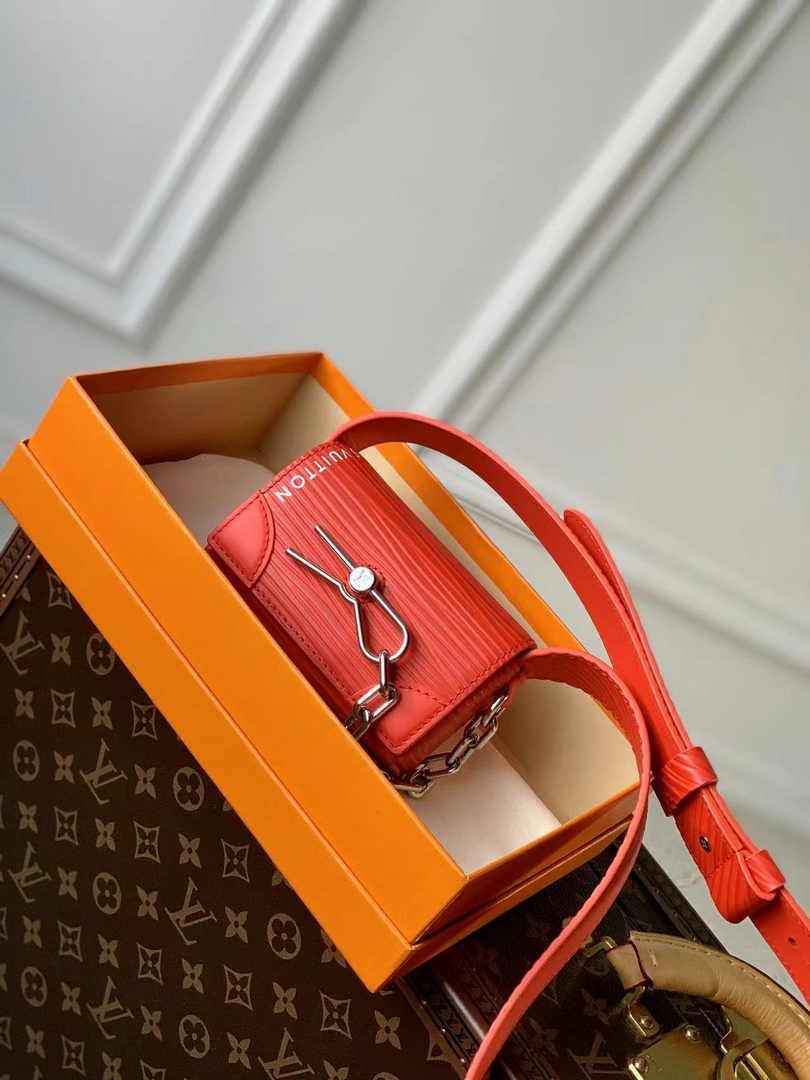 Louis Vuitton M23837 Micro Steamer Bag Epi XL Leather Red
