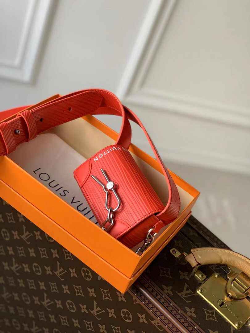 Louis Vuitton M23837 Micro Steamer Bag Epi XL Leather Red