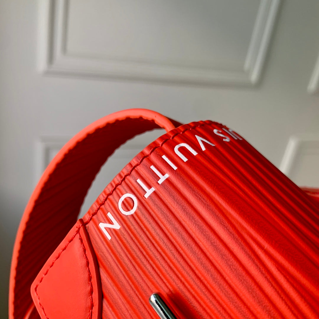 Louis Vuitton M23837 Micro Steamer Bag Epi XL Leather Red