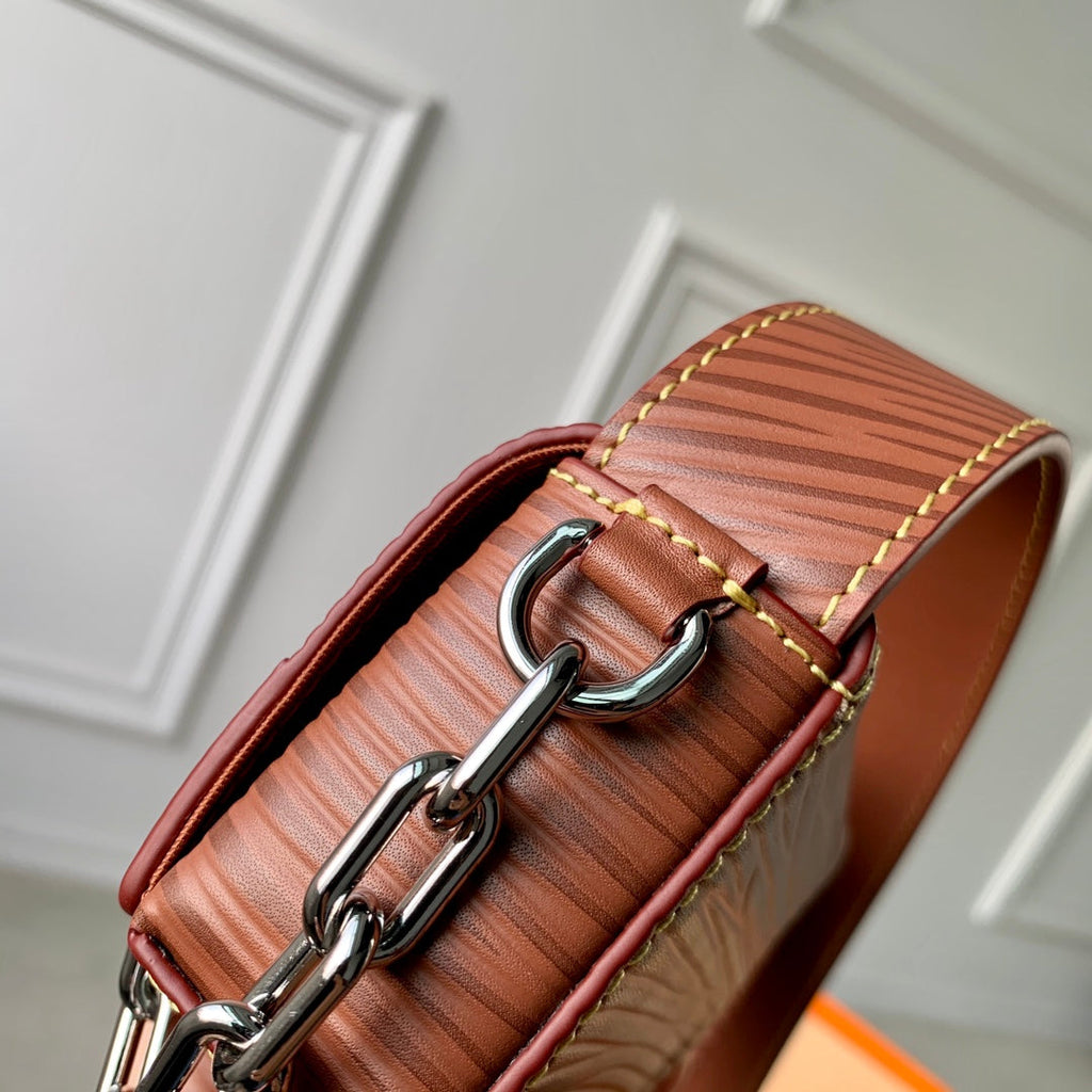 Louis Vuitton M23837 Micro Steamer Bag Epi XL Leather Brown
