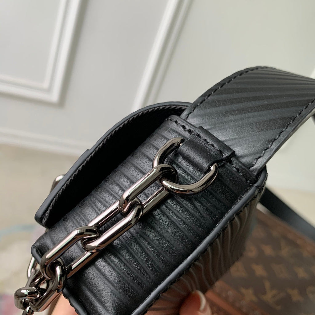 Louis Vuitton M23837 Micro Steamer Bag Epi XL Leather Black