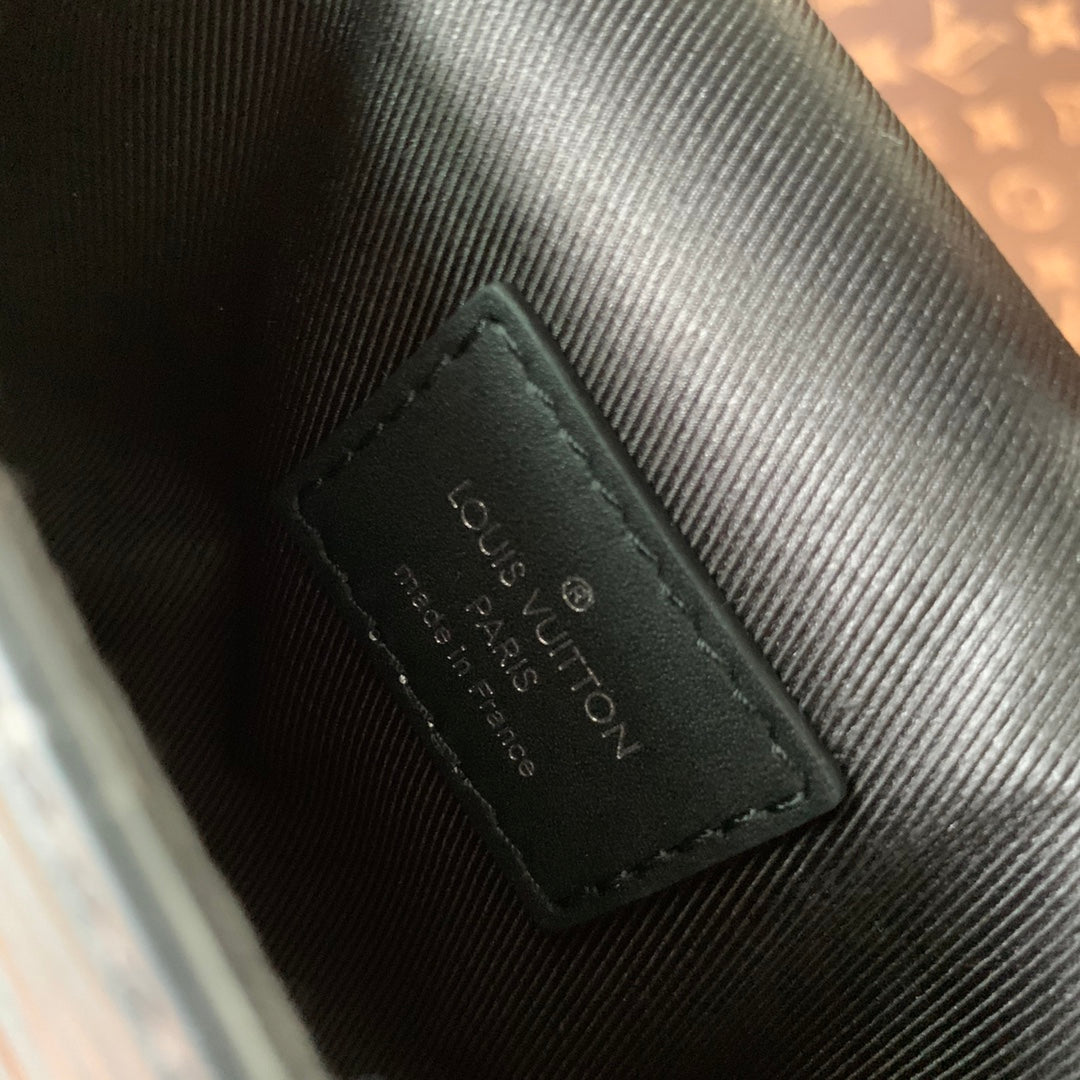 Louis Vuitton M23837 Micro Steamer Bag Epi XL Leather Black