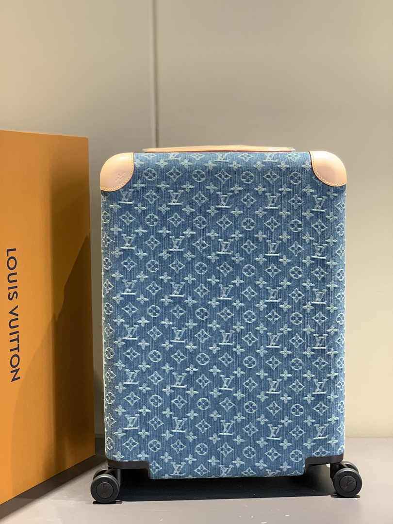 Louis Vuitton M24316 HORIZON 55 Bleu Denim Monogram Canvas