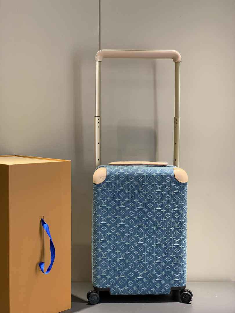 Louis Vuitton M24316 HORIZON 55 Bleu Denim Monogram Canvas